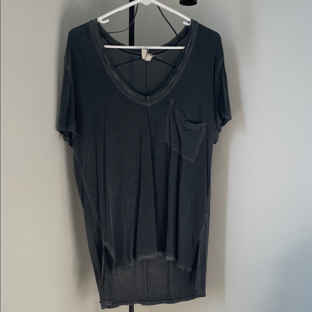 Free People Long Flowy Top